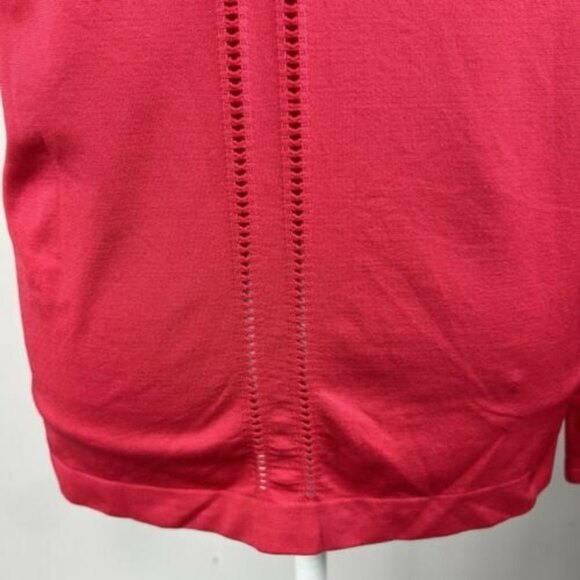 Fabletics Women's Katana Seamless Long Sleeve Compression Shirt Top Size M Red - Picture 11 of 12